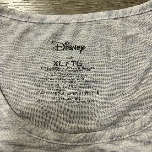 3 for $20 Disney grey MickeyMouse XL tank - super soft and comfy - Picture 3 of 6